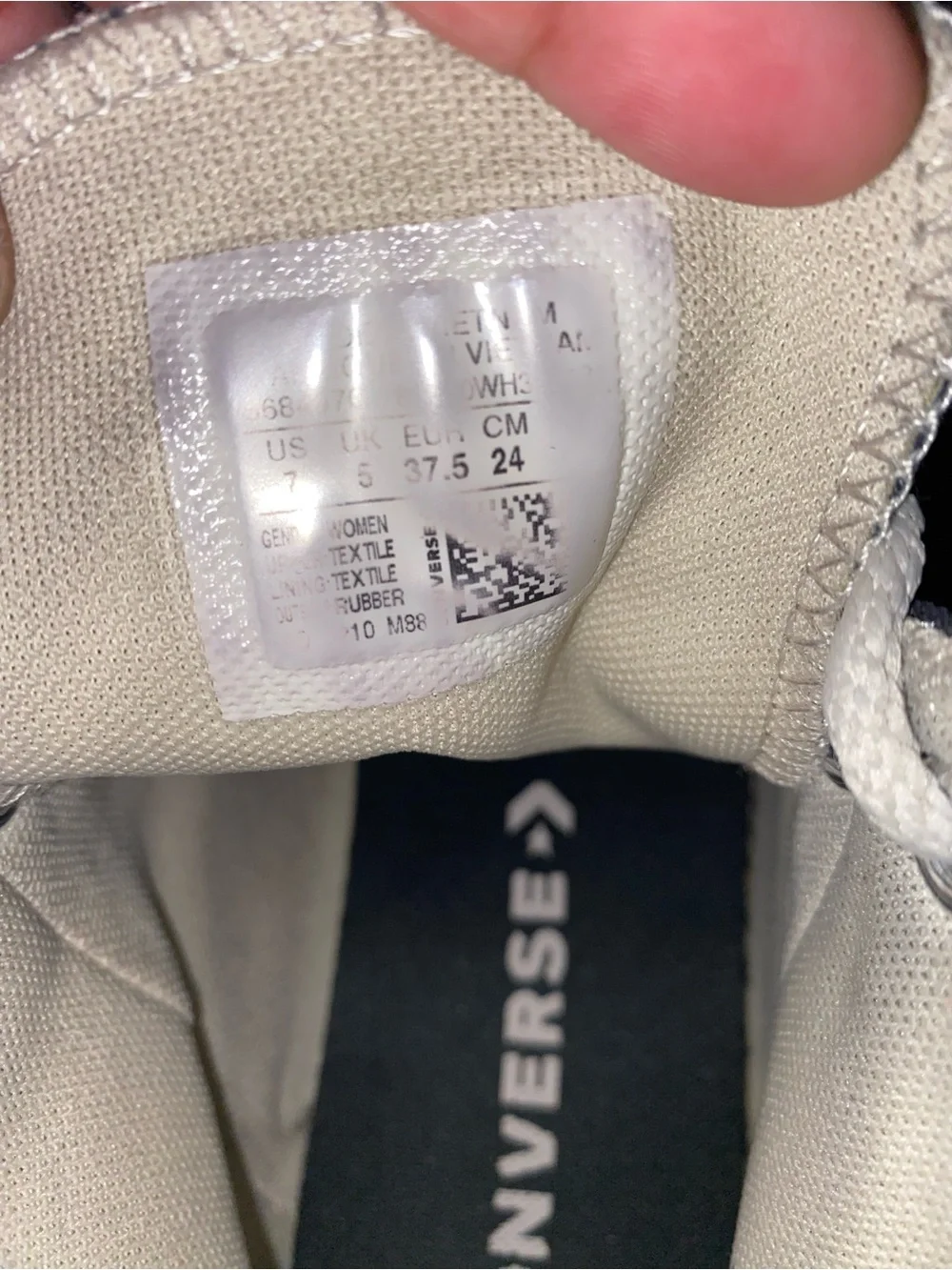 Converse Black and White Platform High Top Sneakers